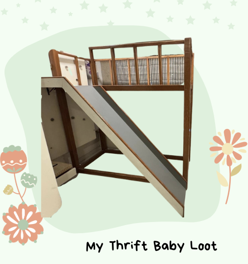 Preloved bunk bed with slide ( Mumbai )